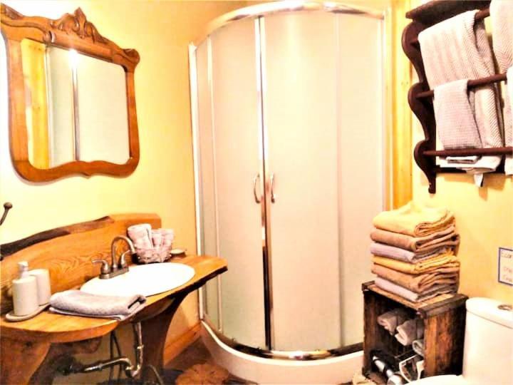La Vieille Ferme ; l'Écogîte un loft campagnard Saint-Fulgence Esterno foto